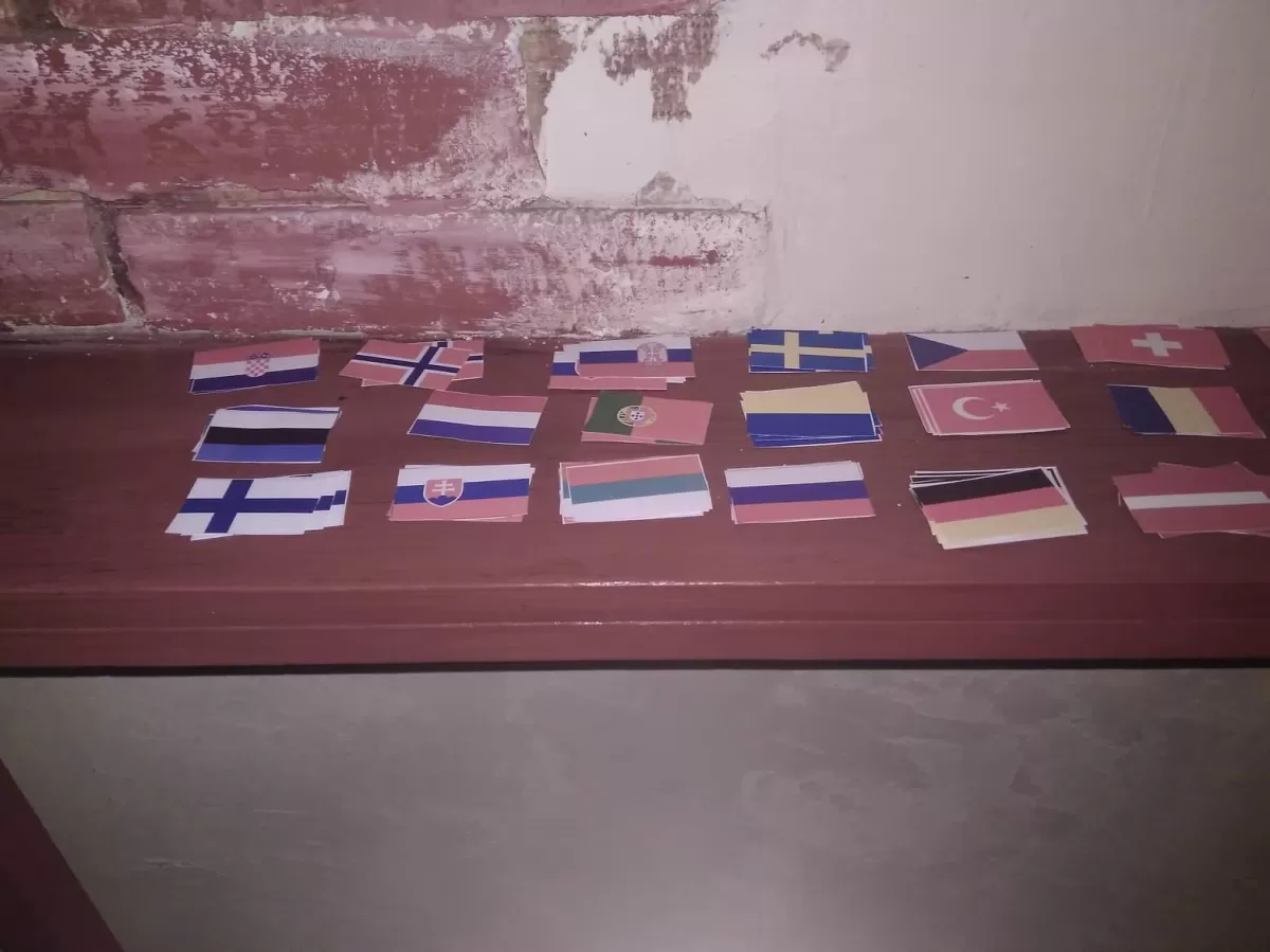 Flags with European countries 1