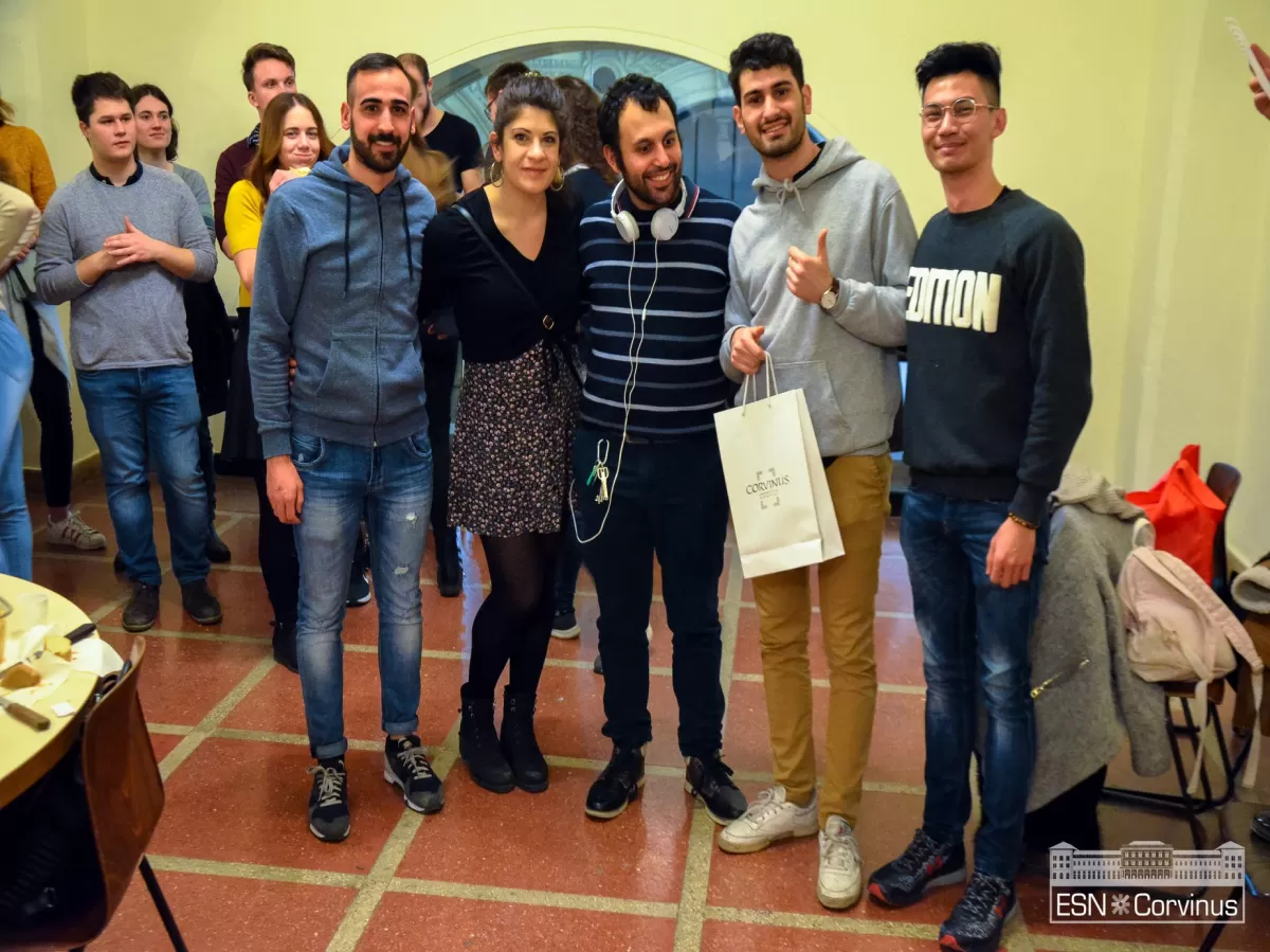 The winning team at the International Dinner