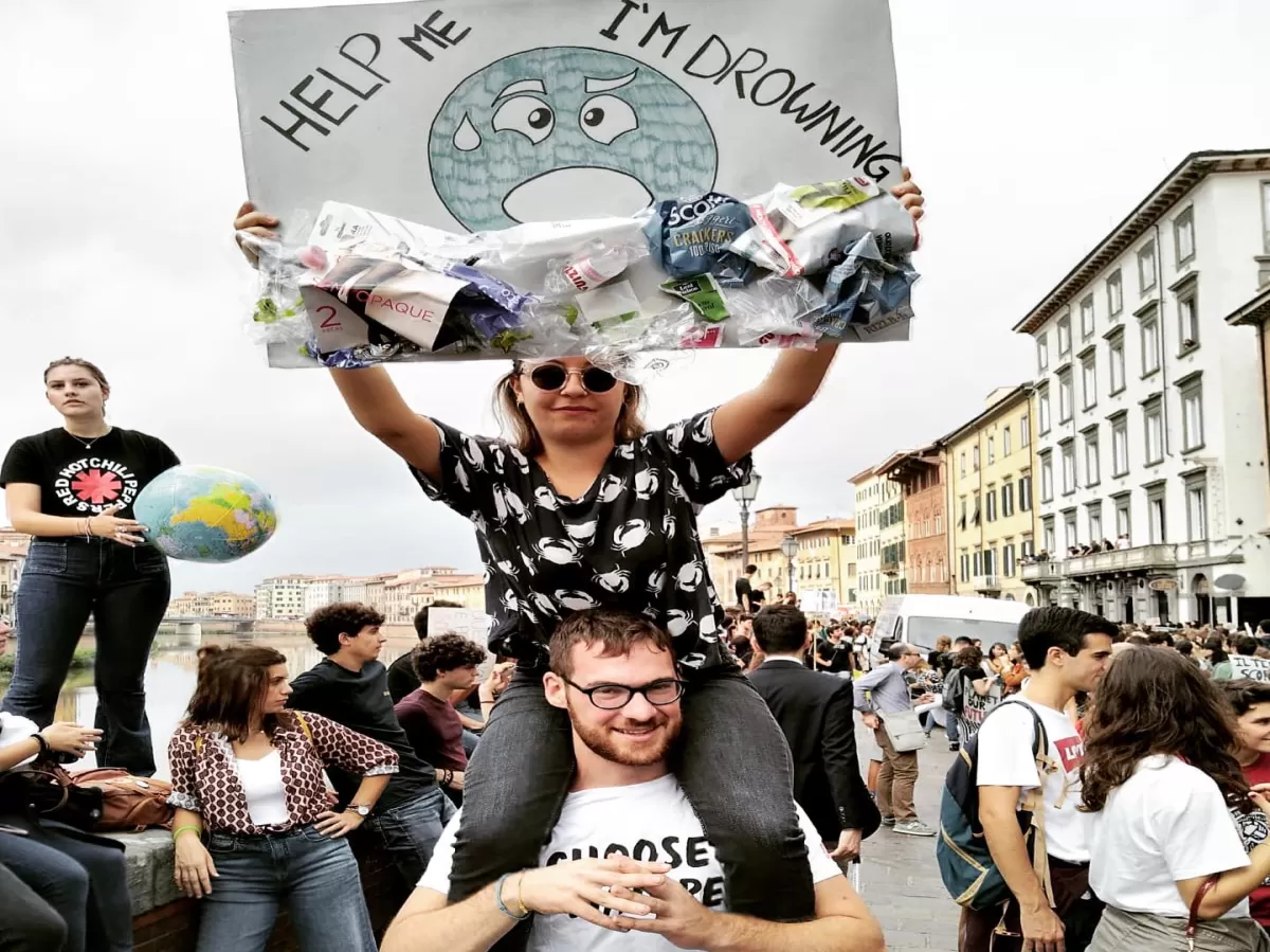 Some of our Erasmus students, coordinators and posters we made for the event