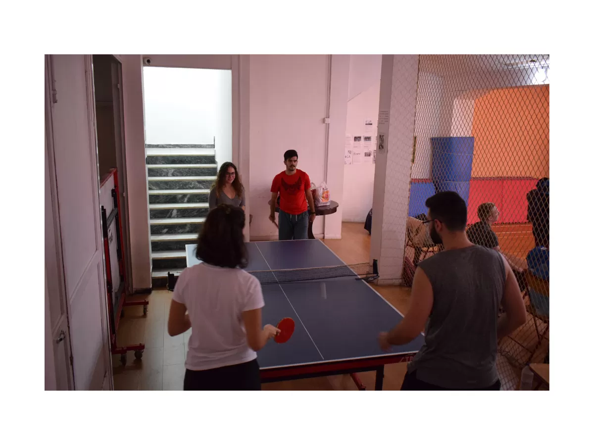 Our participants were playing ping-pong