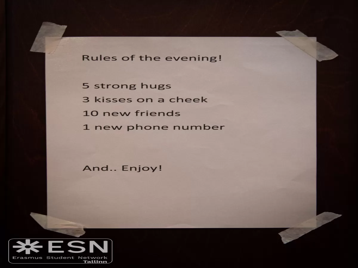 Rules of the evening