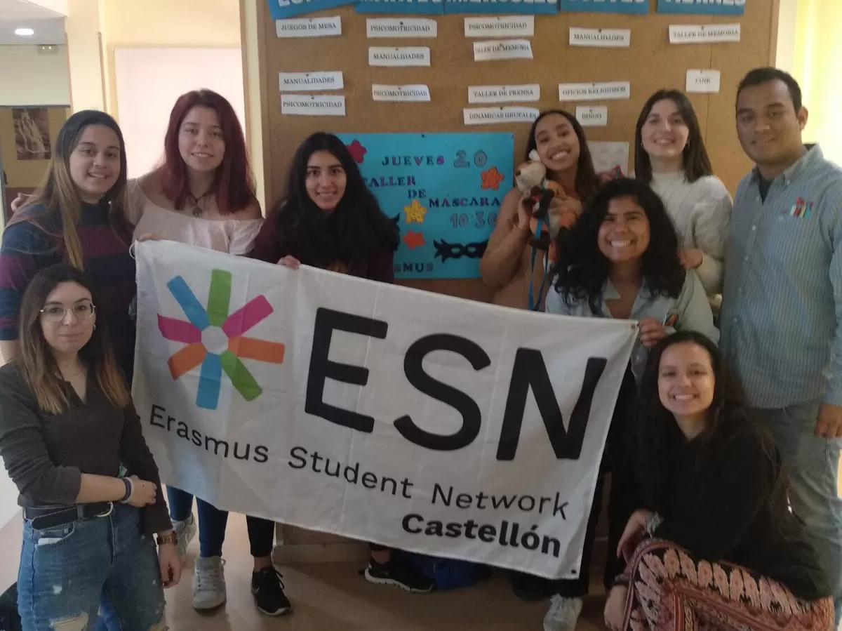 ESN volunteers and erasmus students