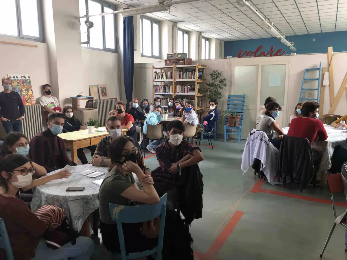 Coffee break in Casa del Quartiere