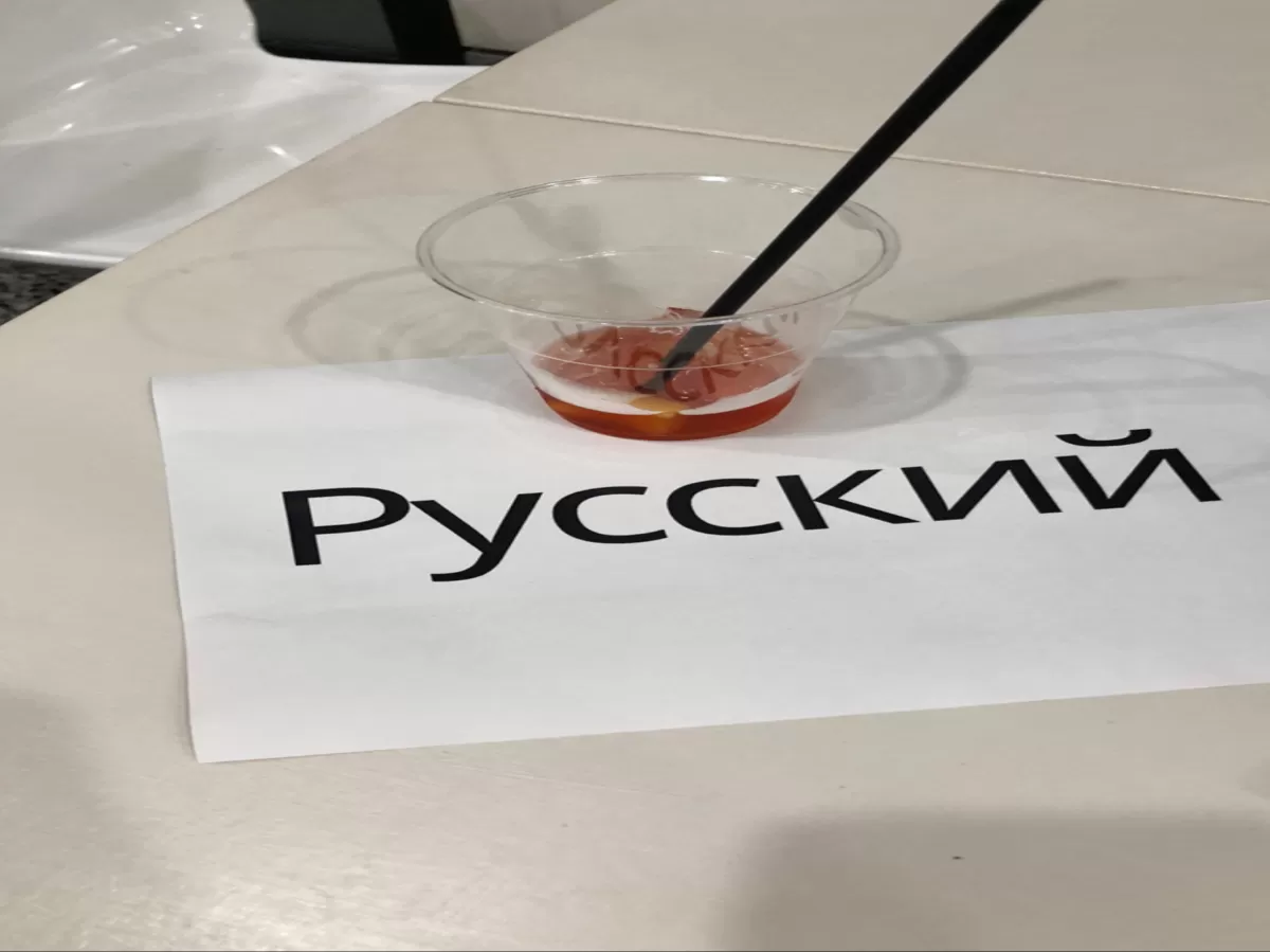 russian language table