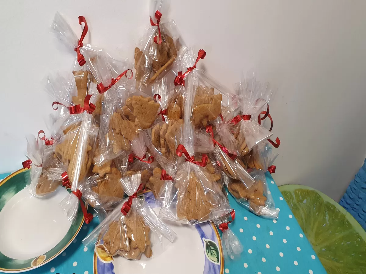 Humanitarian sale of biscuits