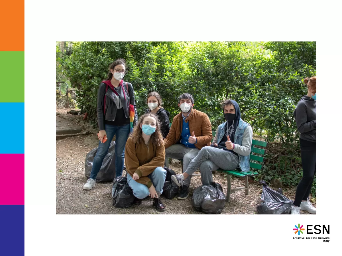 Cleaning activity of Siena with "Progetto Terra Verde" 2
