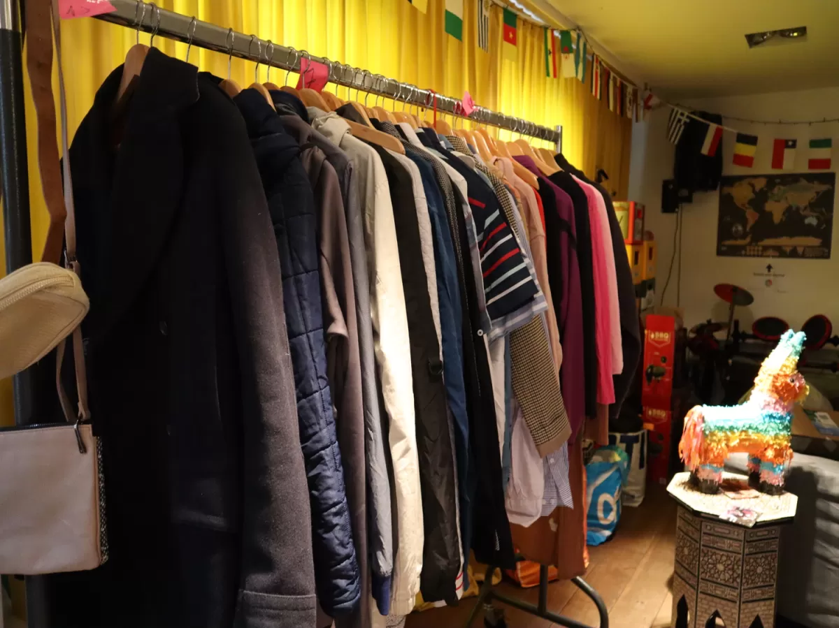 Second hand clothing sale
