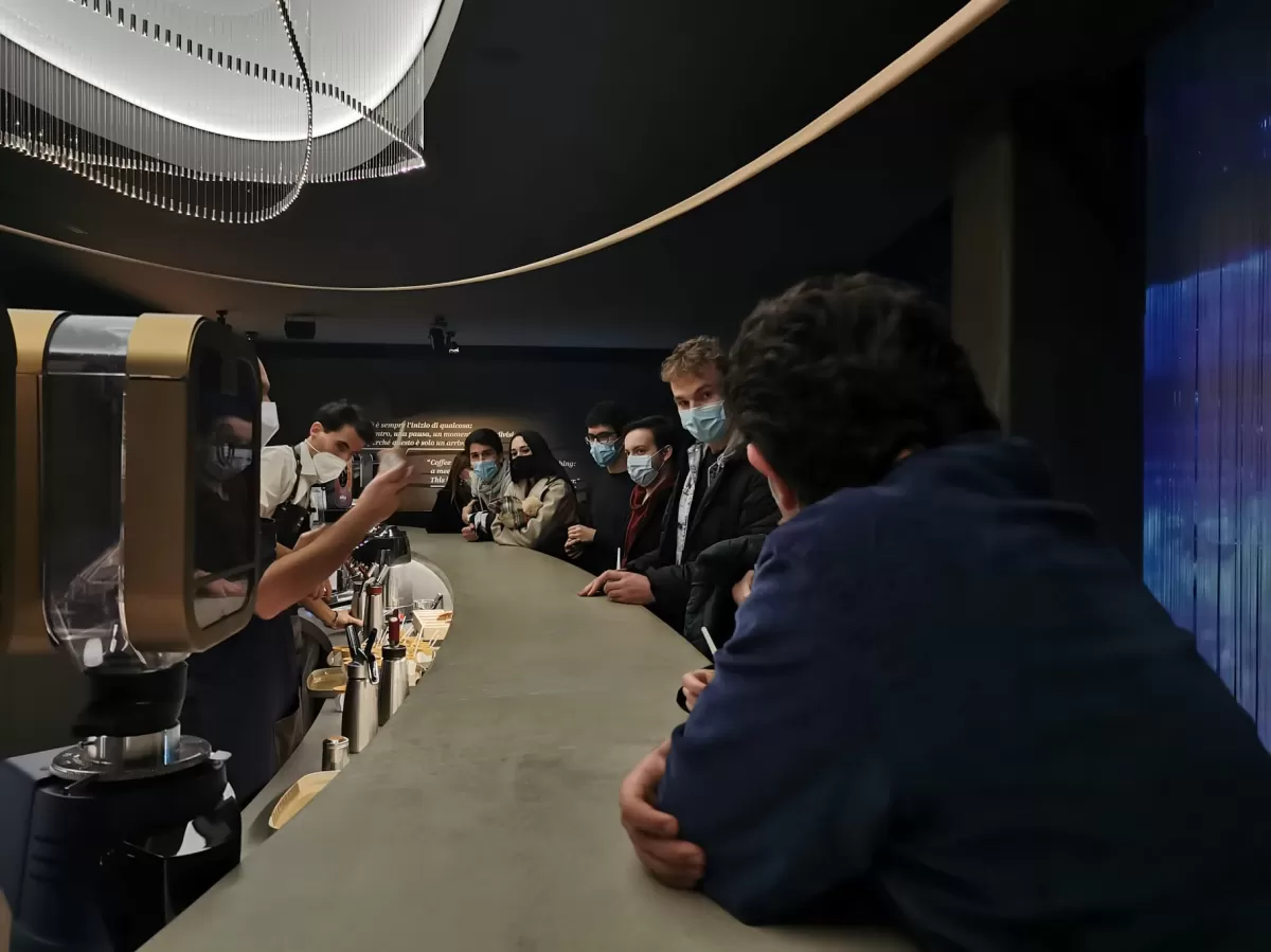 International students and volunteers in the Museo