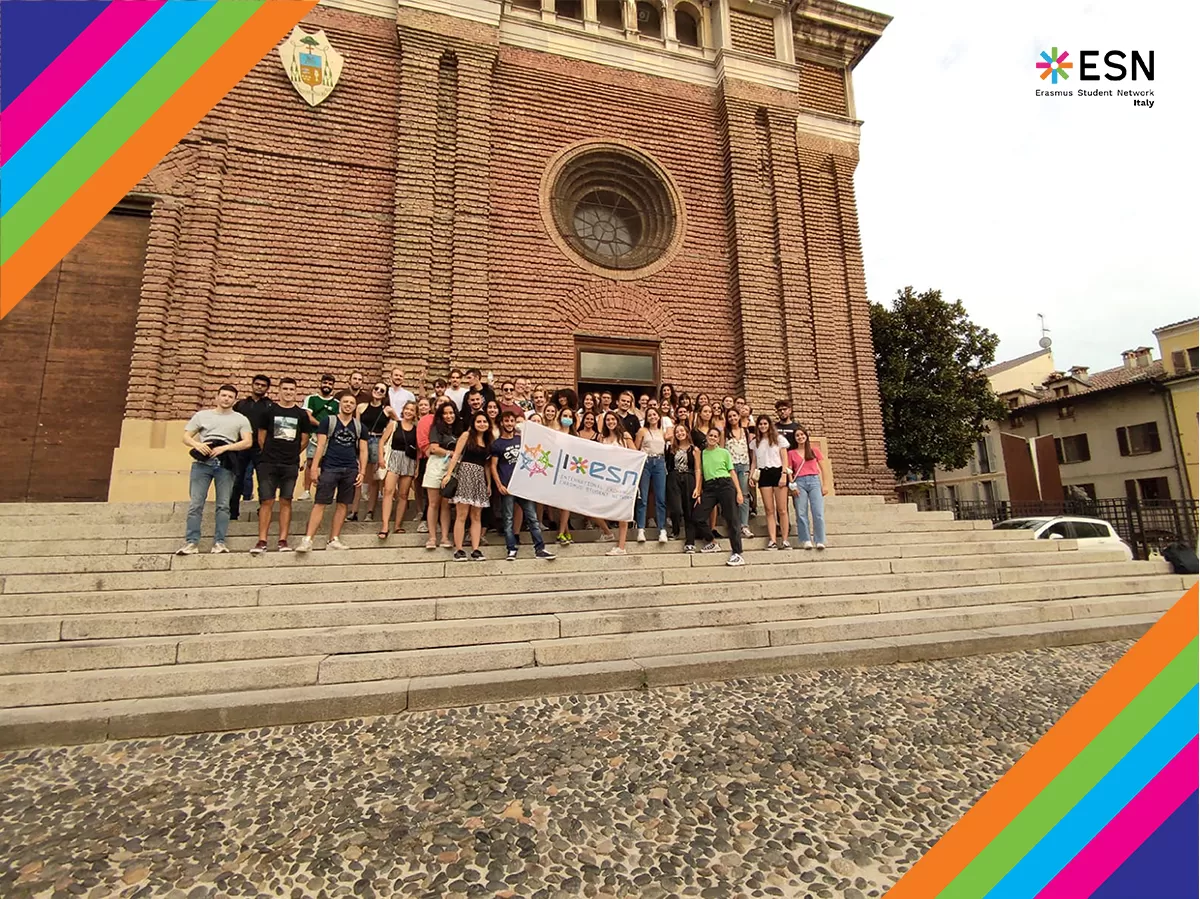 In front of the Duomo