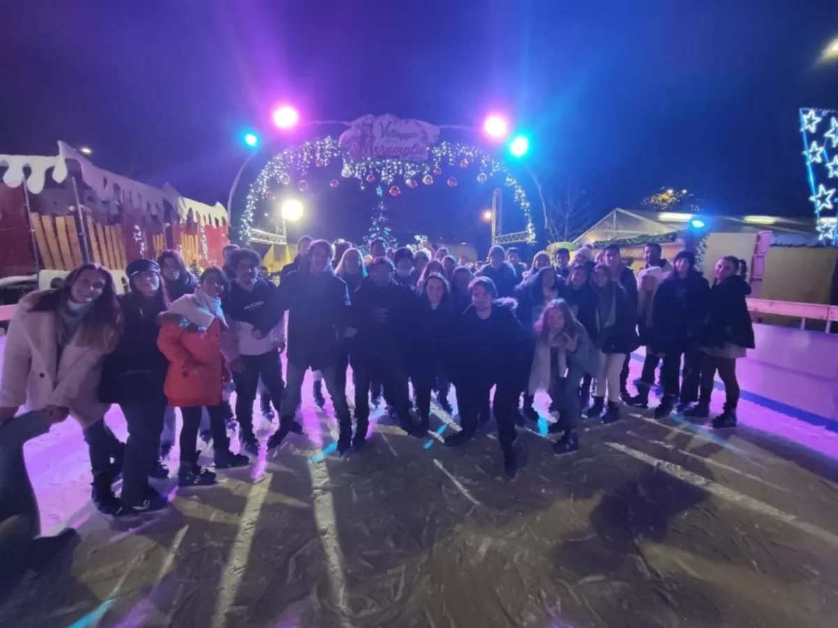 Group of international students