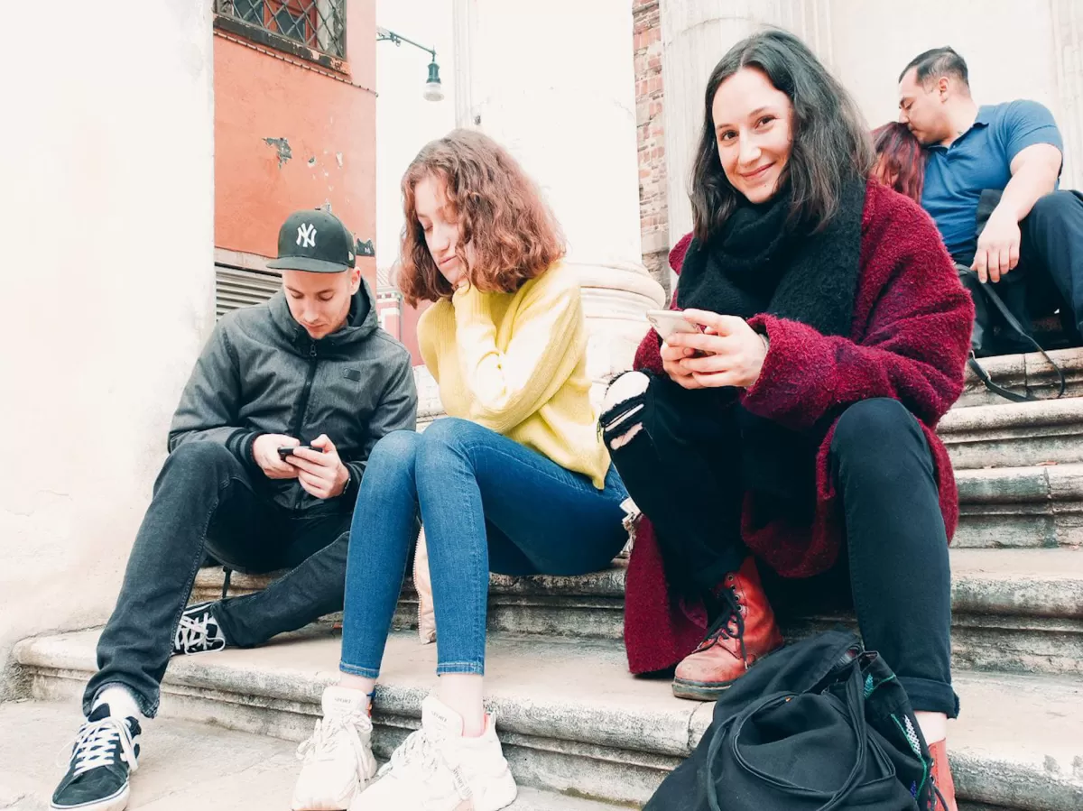 International students in Venice