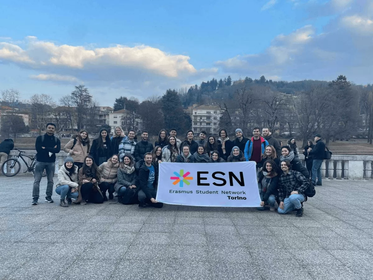 ESNers and Erasmus Students at the end of the Activity