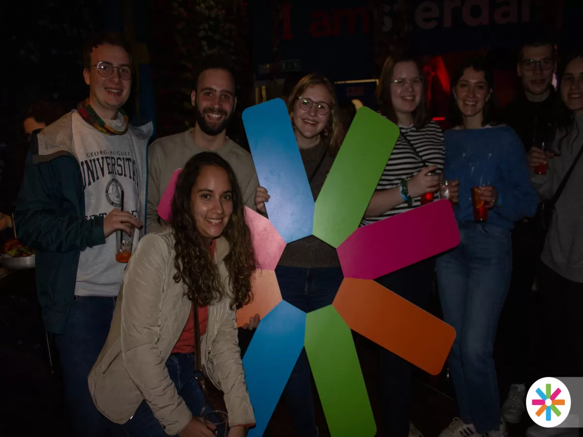 International students with the ESN star