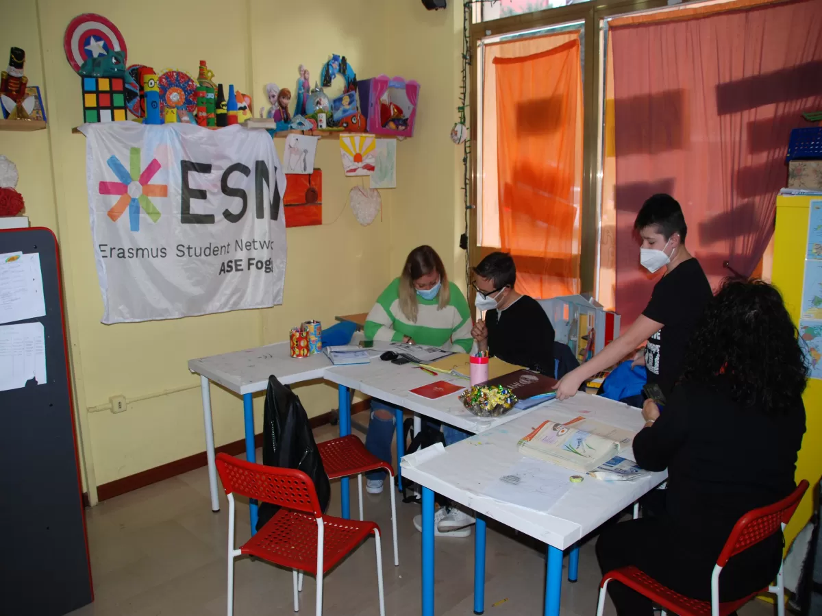ESN vounteer providing afters-school service to pupils