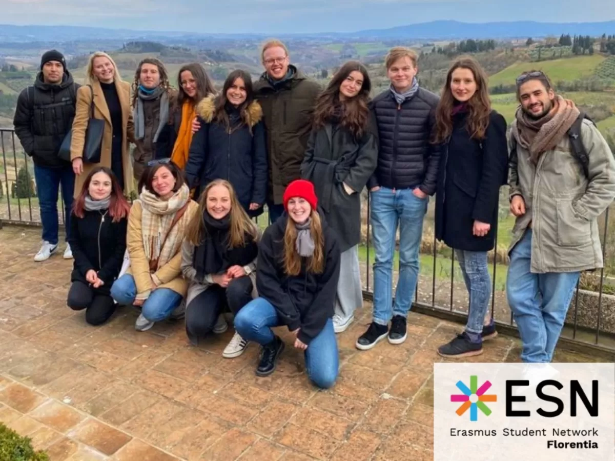 Group of international students Siena