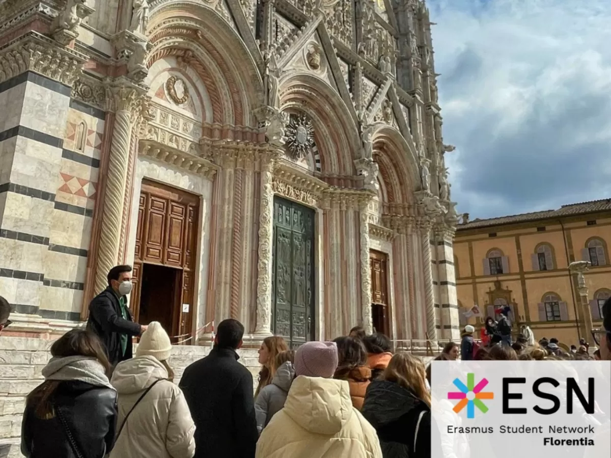 Group of international students Siena