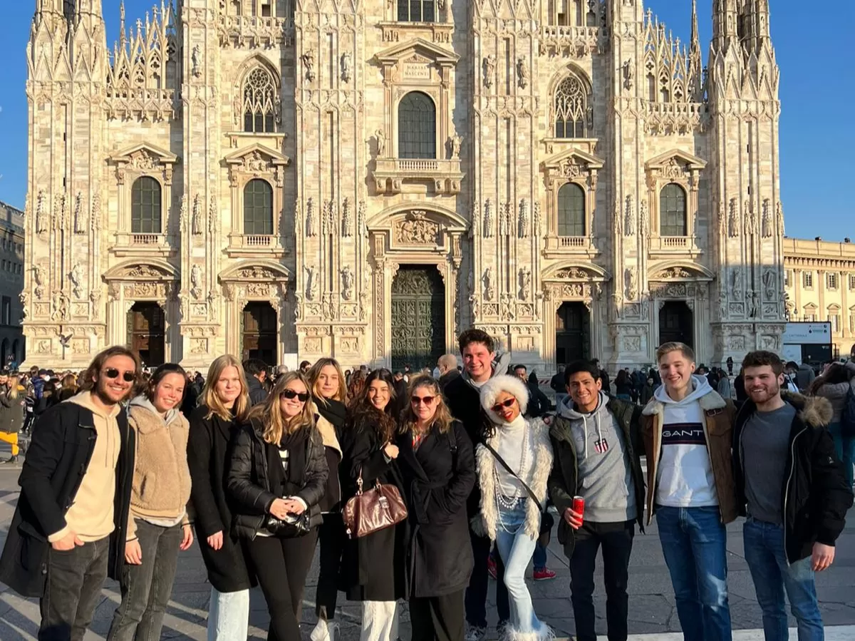 The group in Duomo