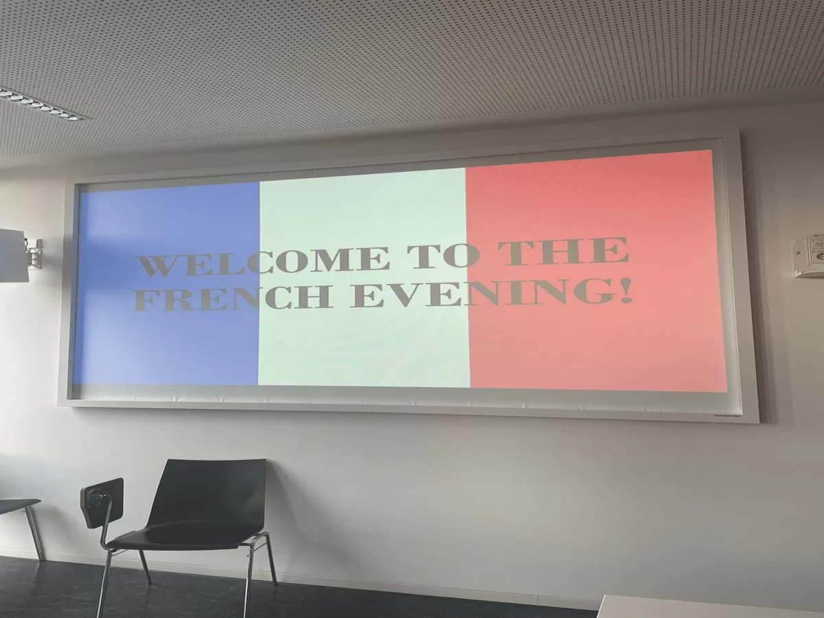 Welcome to the French Evening!
