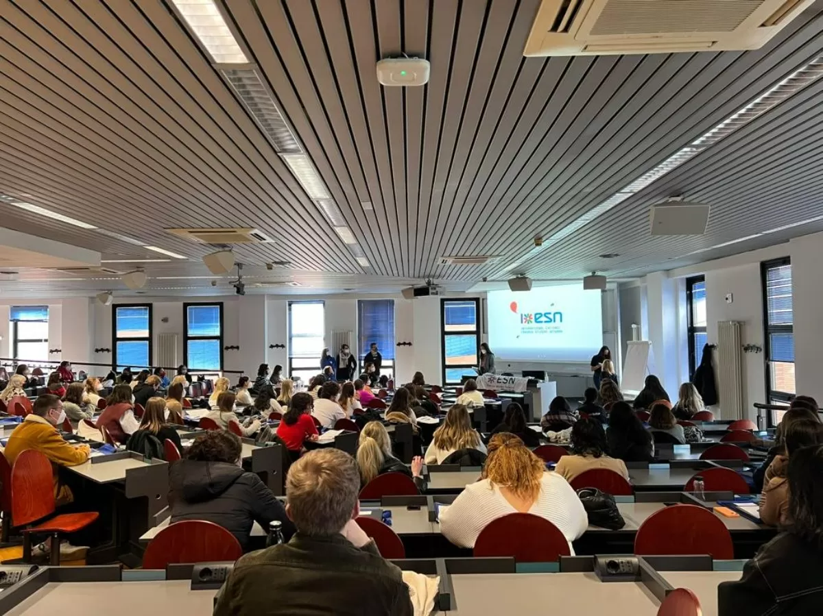 Group of international students