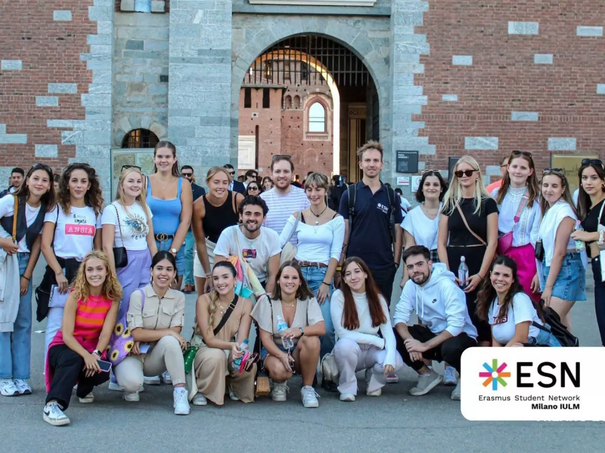 Group of international students