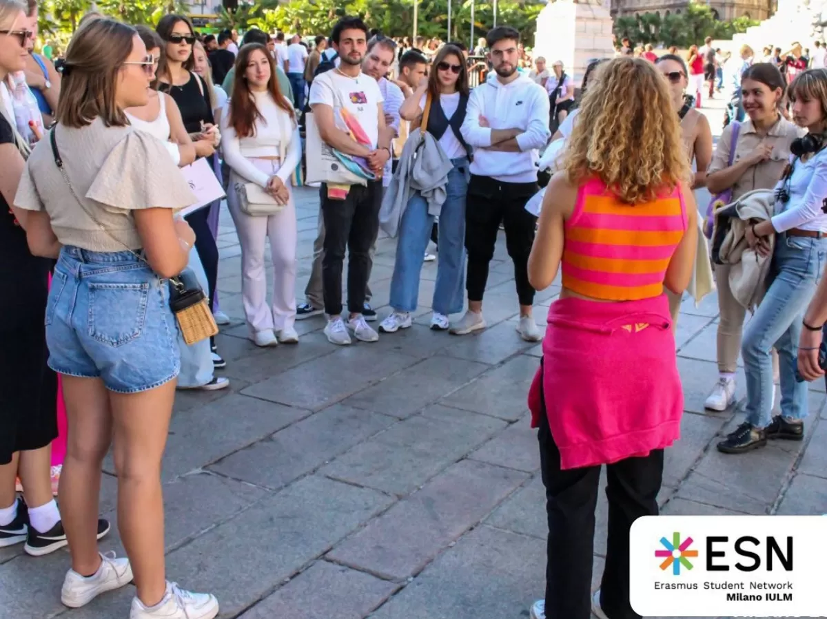 Group of international students