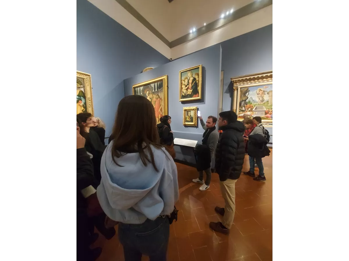 Introduction to Botticelli painting with the international students