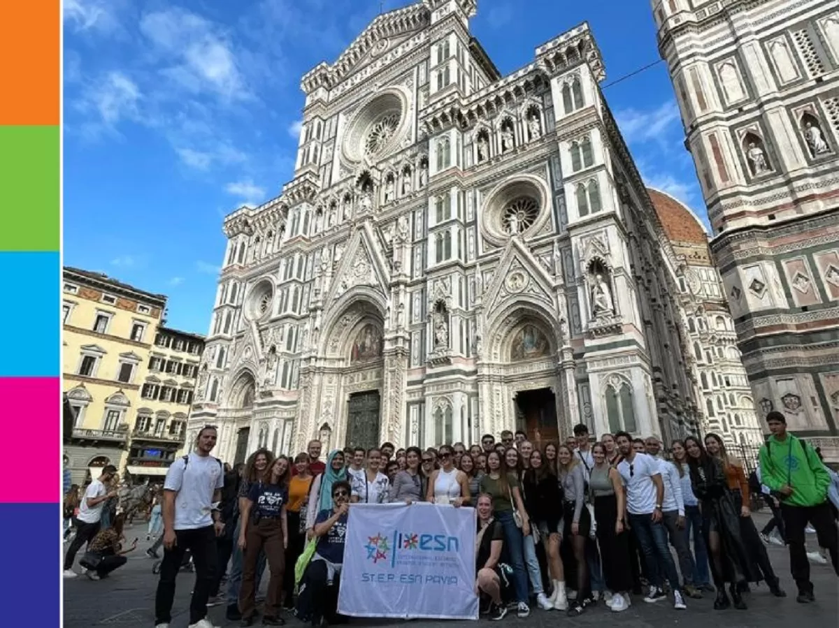 The group visiting Florence