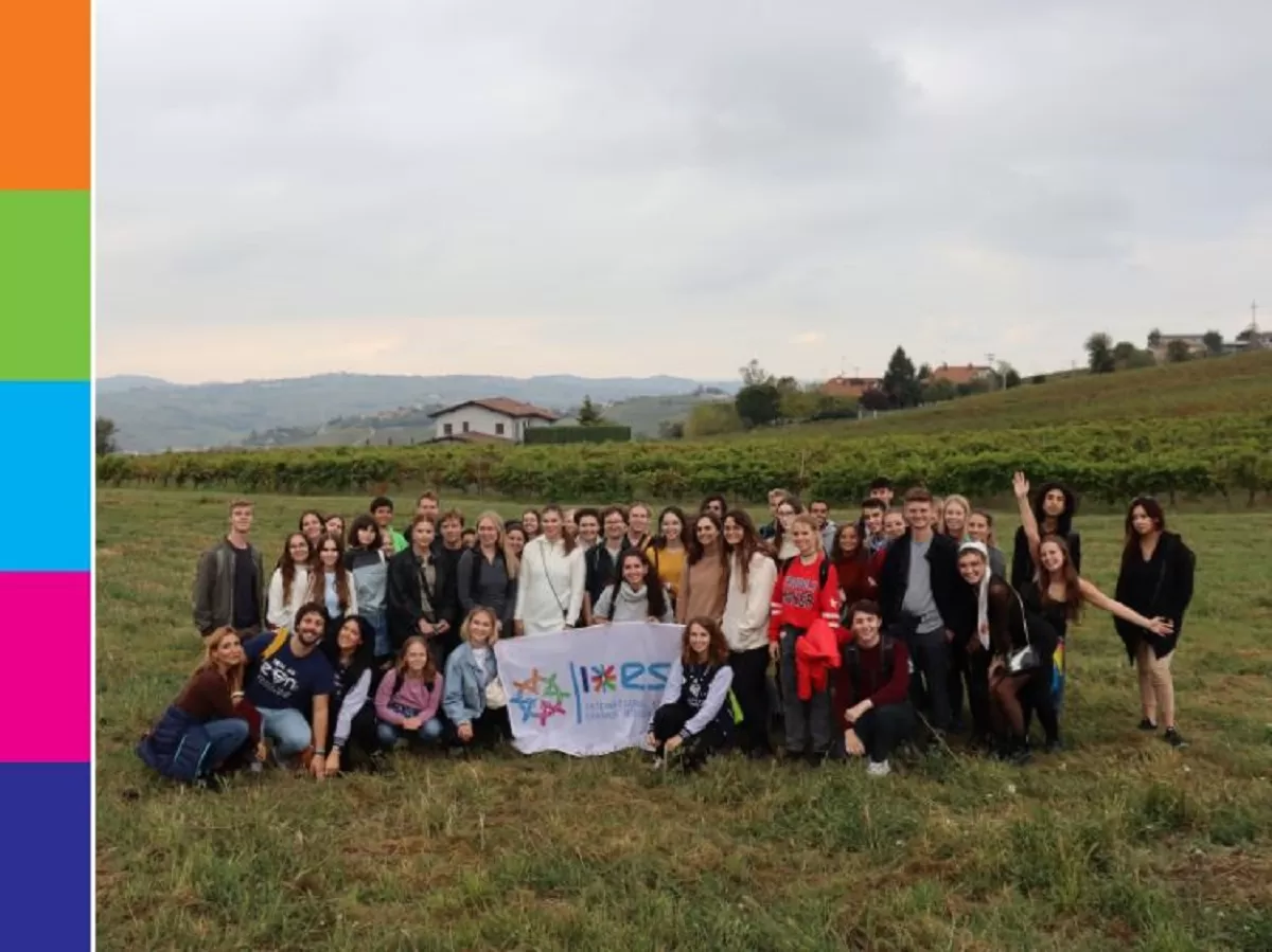 A photo of entire group in Oltrepò Pavese