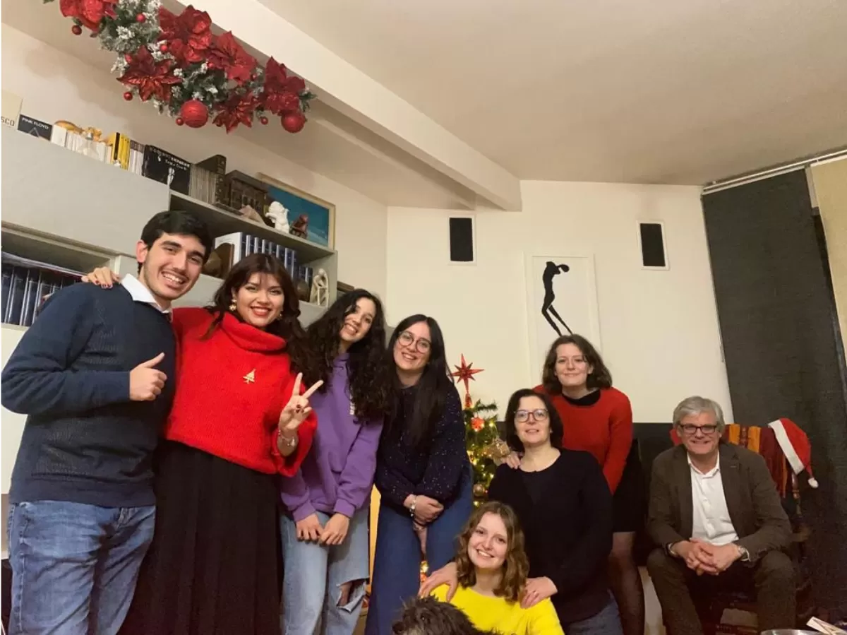 Italian family hosting an Erasmus for Christmas