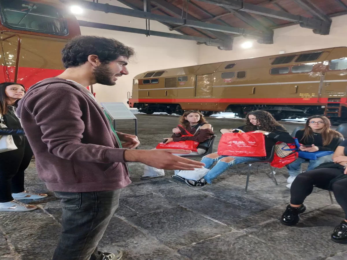 staff presentig ESN in front of the students