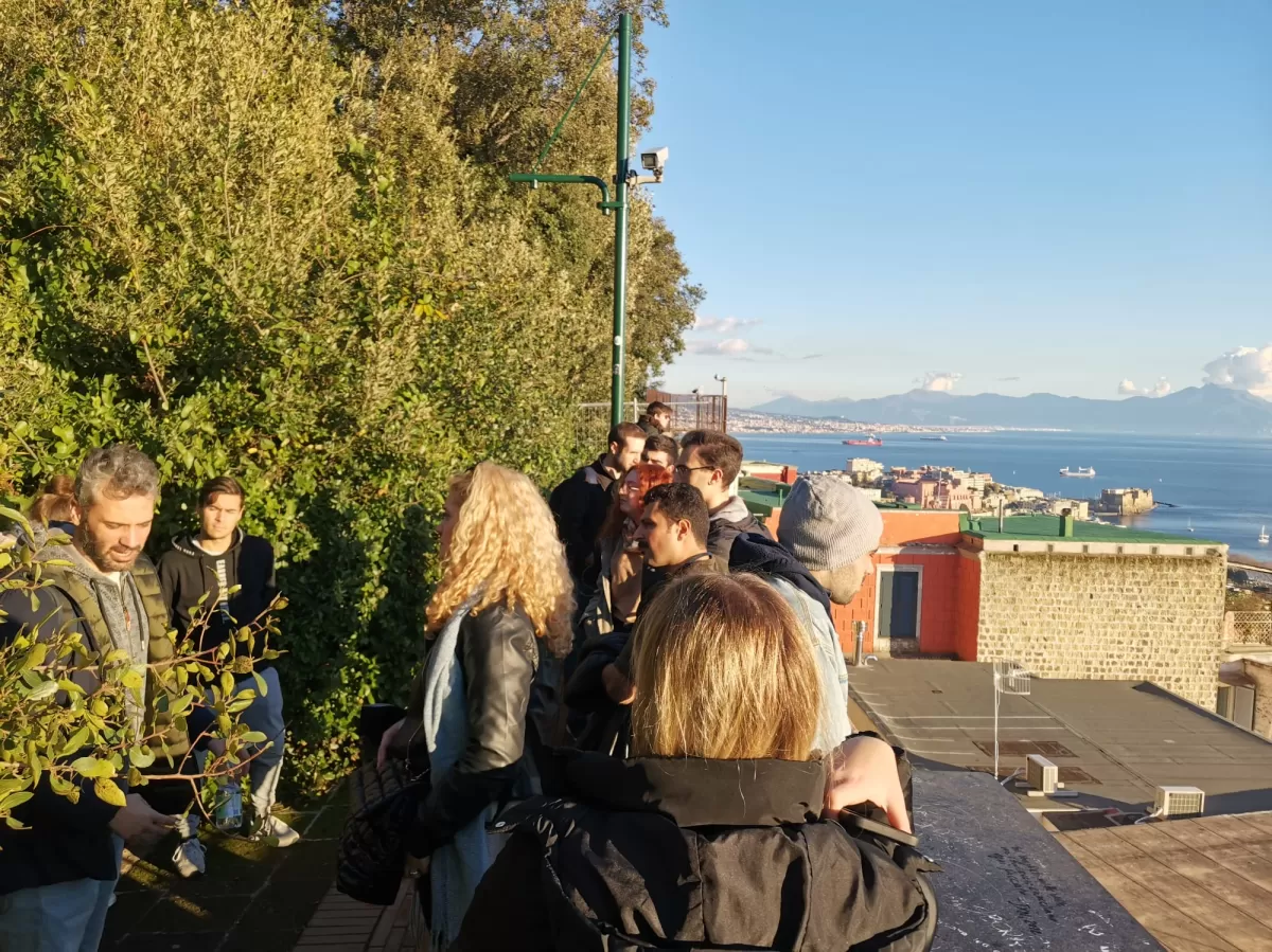 South view and terrace in Villa Floridiana