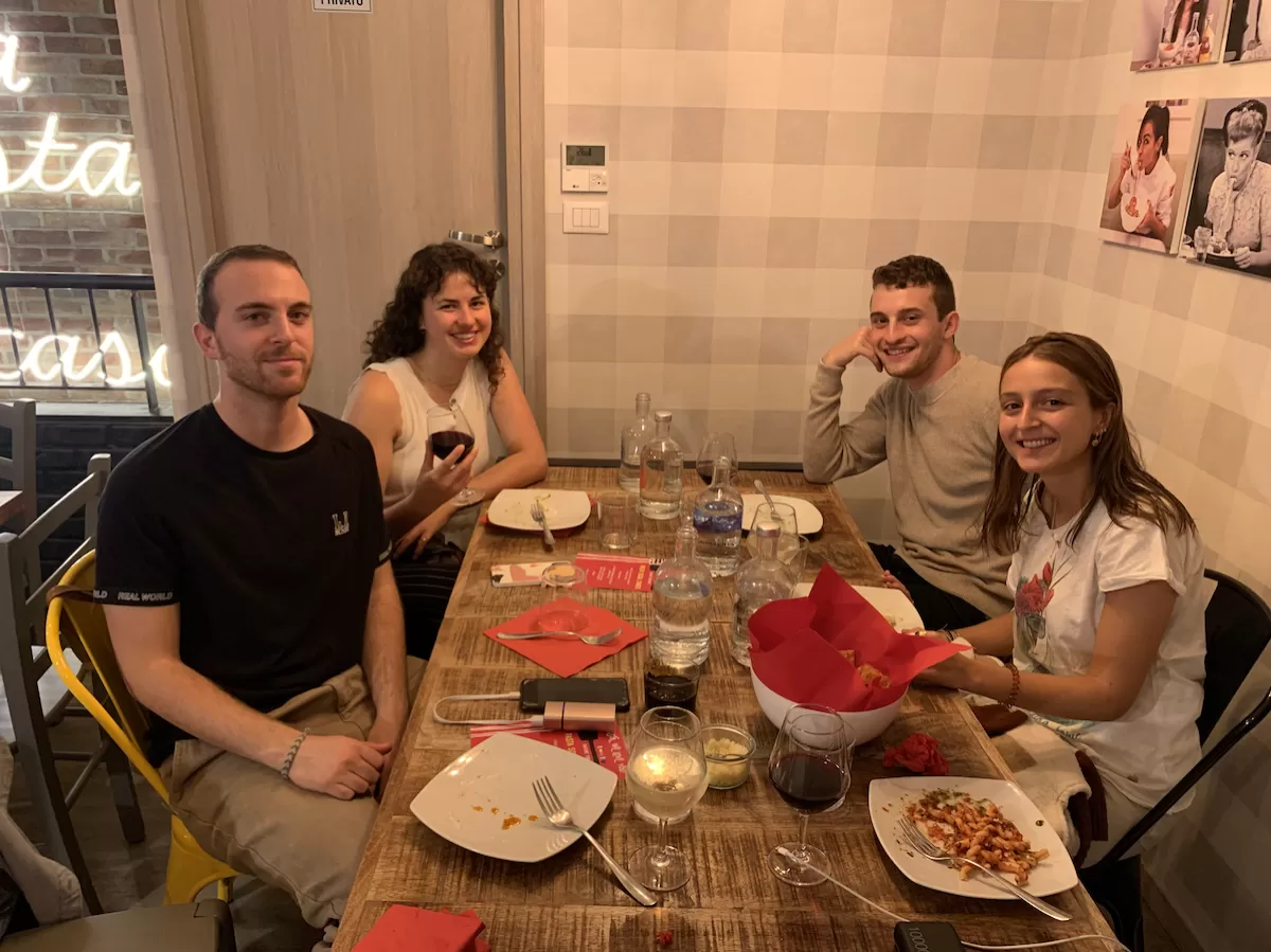 Pasta Night Group Picture