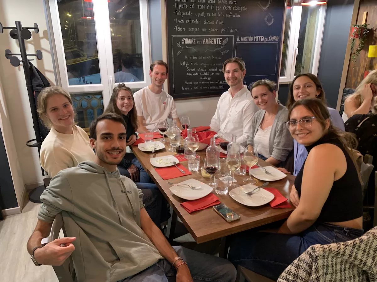 Pasta Night Group Picture