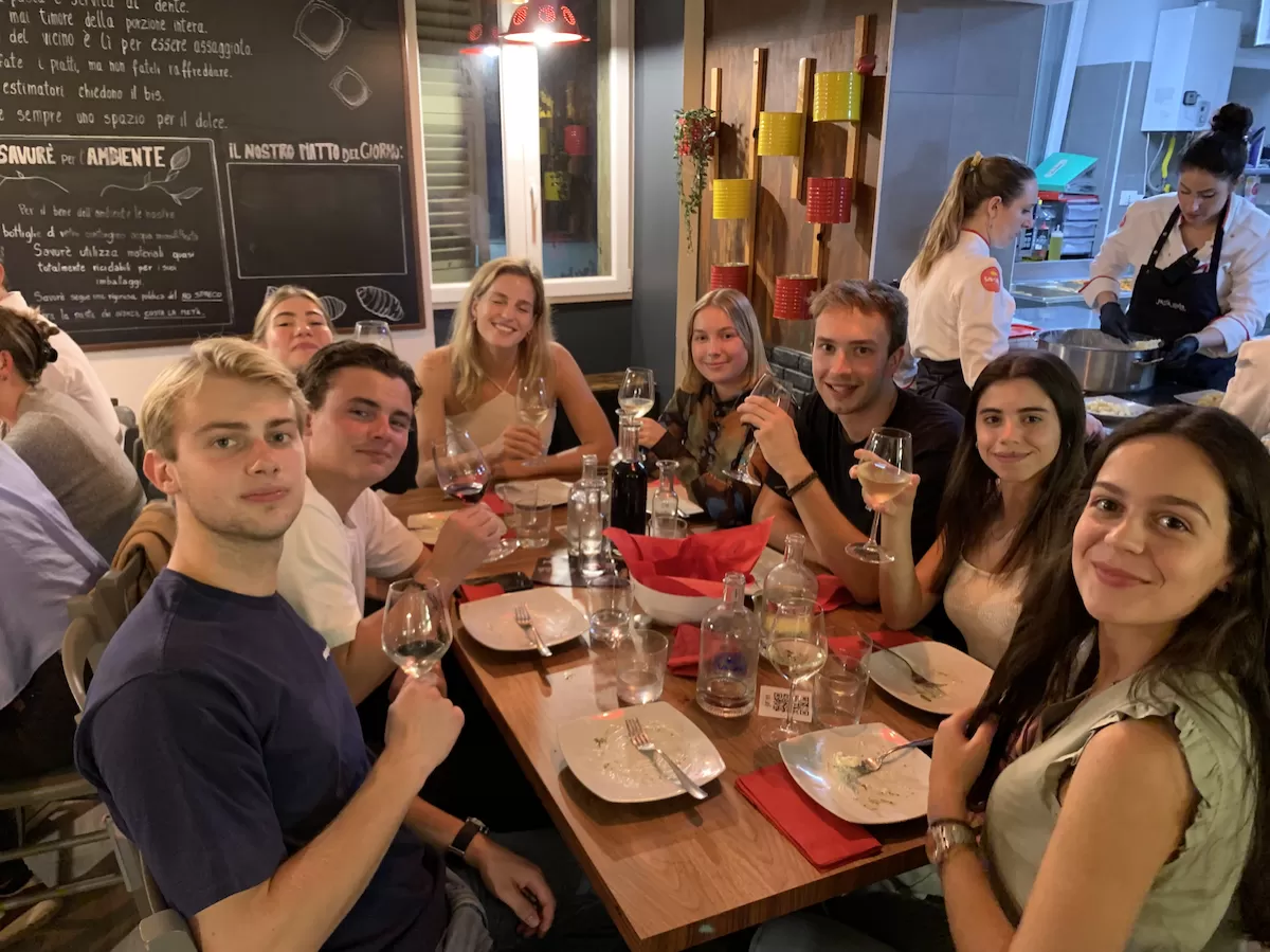 Pasta Night Group Picture