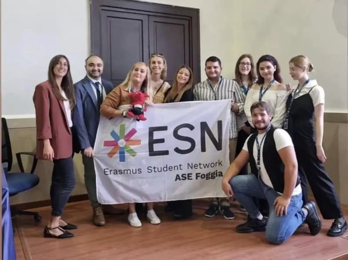 ESN volunteers posing for a photo.