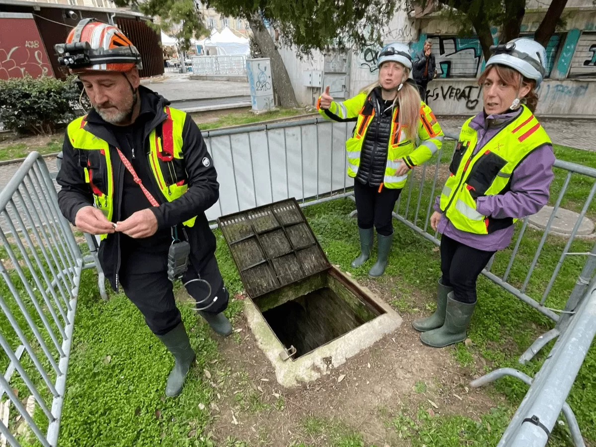The entrance to Ancona sotterranea