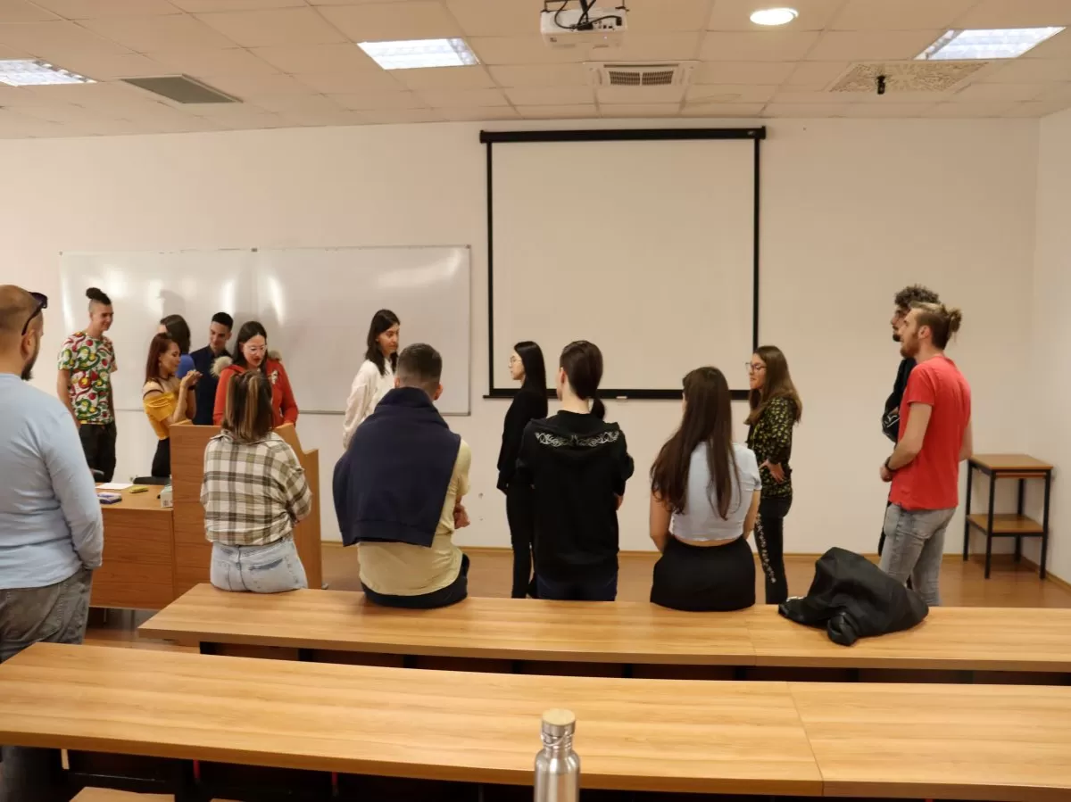 Volunteers during one of the workshops.