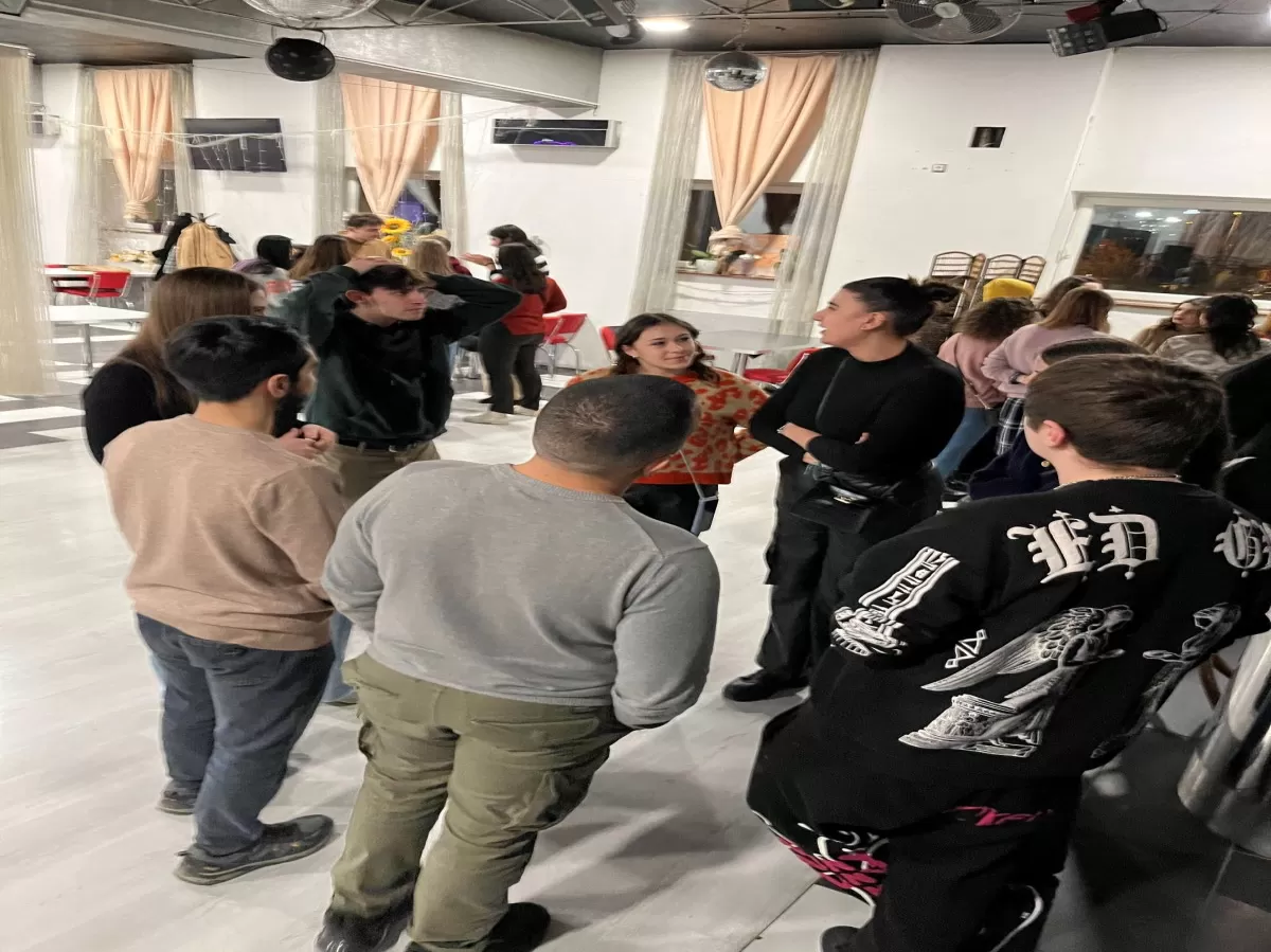 Erasmus students getting know each other