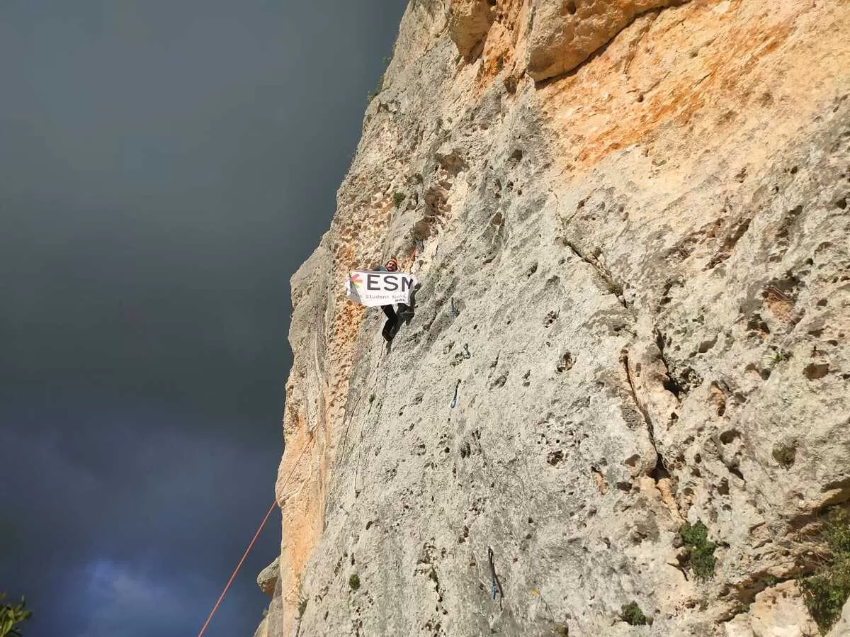 The beautiful experience of climbing.
