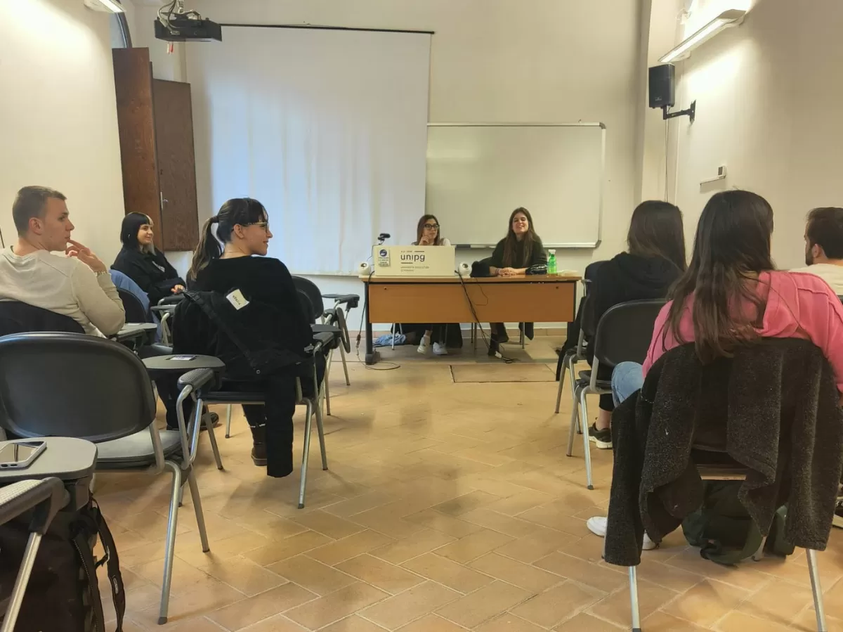 International students starting a debate