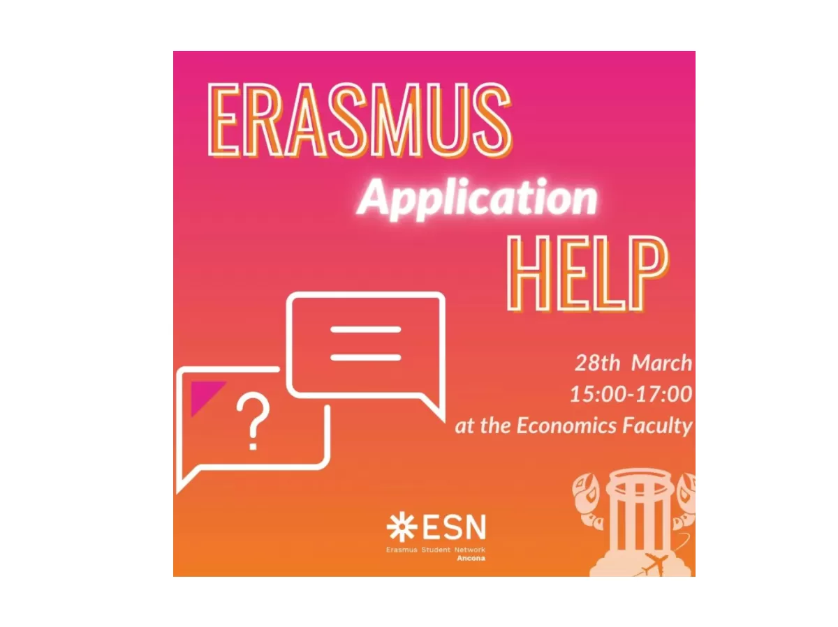 Erasmus application help infos