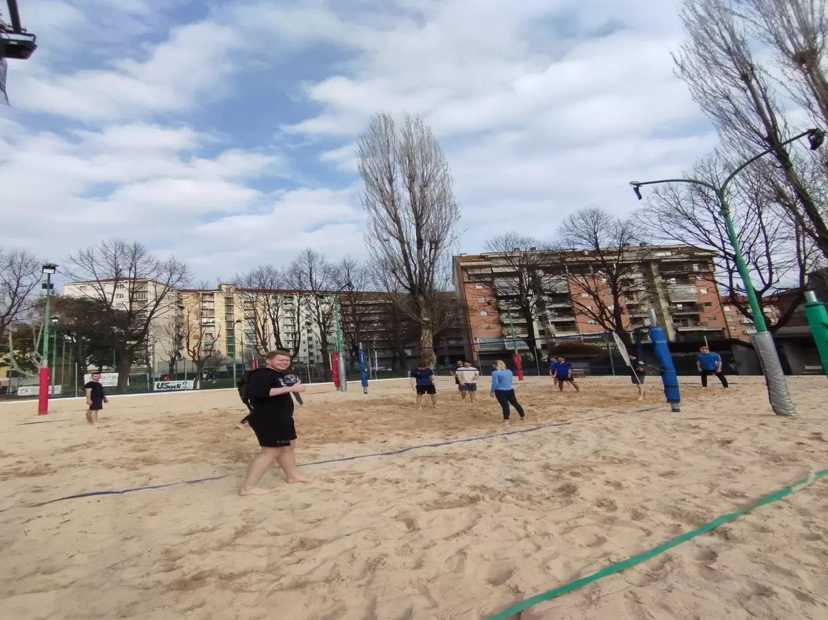 Sport day beach volley