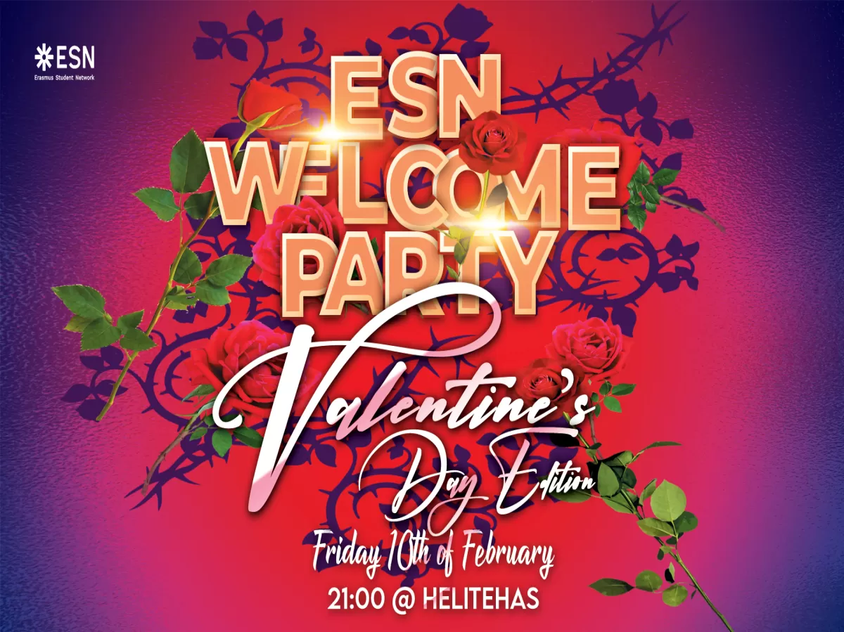 Welcome party poster