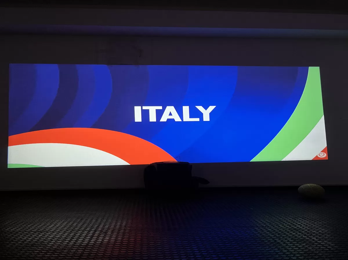 italy at the screen