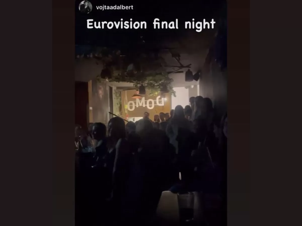 instagram story of an erasmus students who portrayed other erasmus students