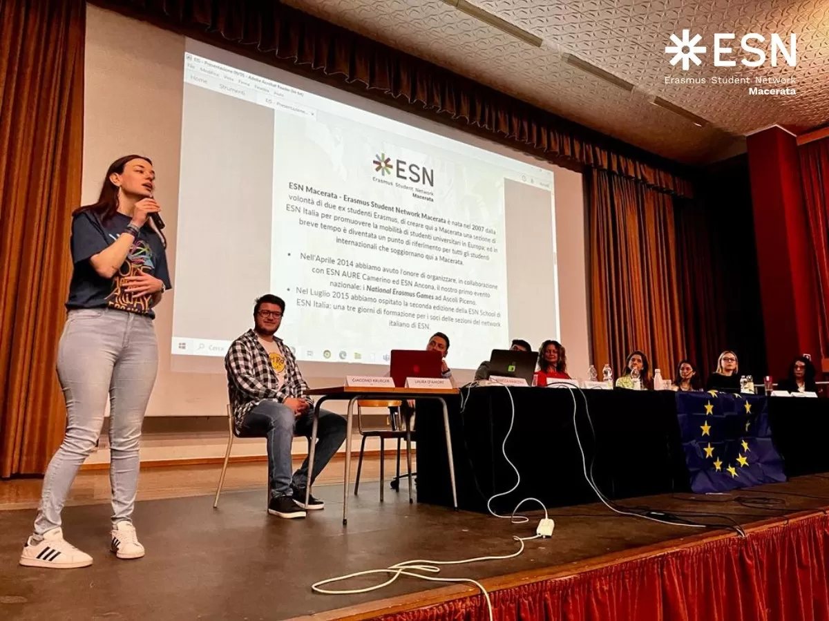ESN Macerata's presentation