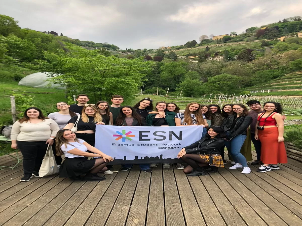 ESN GROUP WITH THE FLAG
