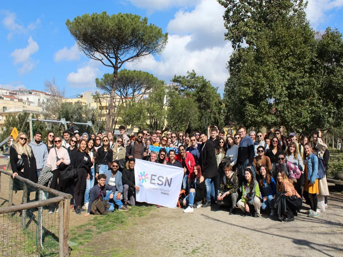 Group photo at Villa Avellino