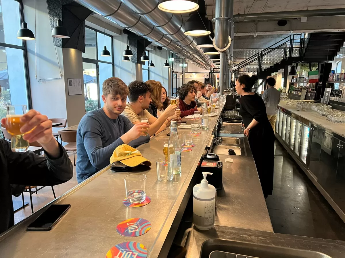 Tasting of the beers