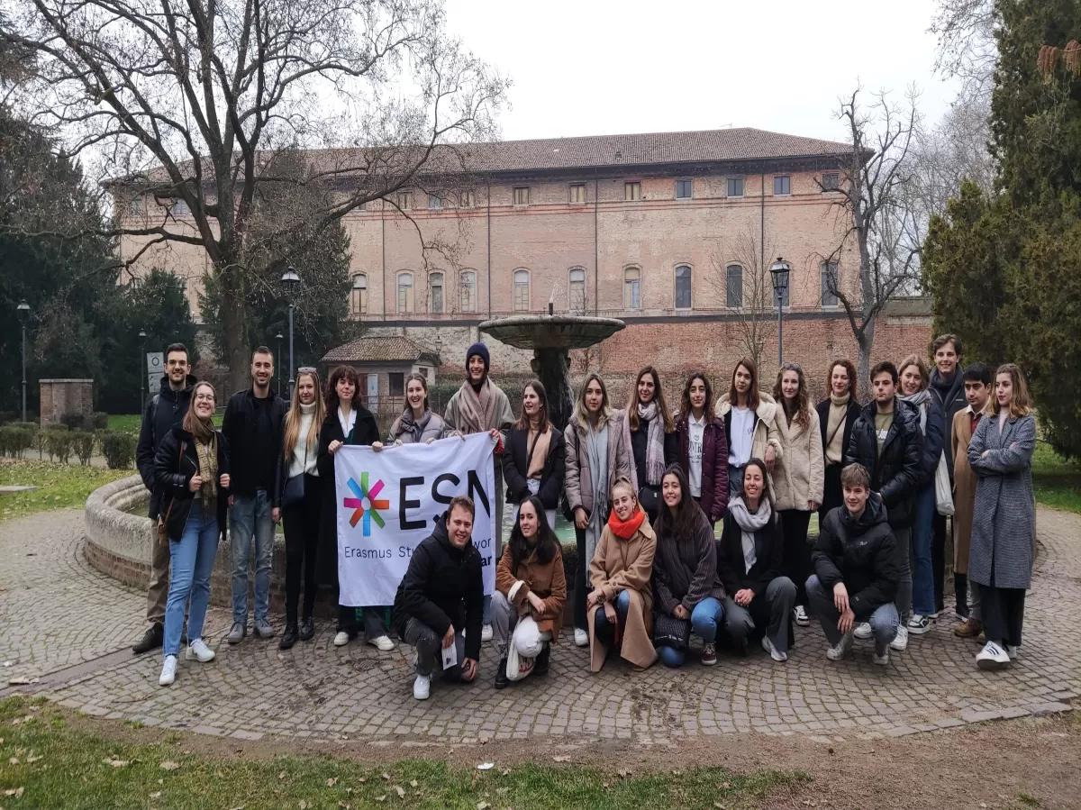 Goup picture in Parco Massari